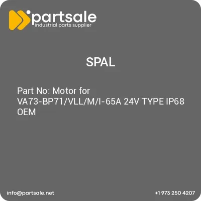 motor-for-va73-bp71vllmi-65a-24v-type-ip68-oem