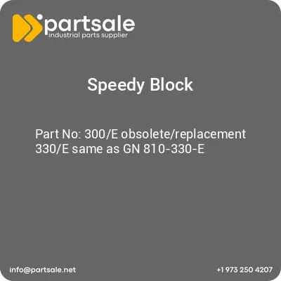 speedy-block-300e-obsoletereplacement-330e-same-as-gn-810-330-e