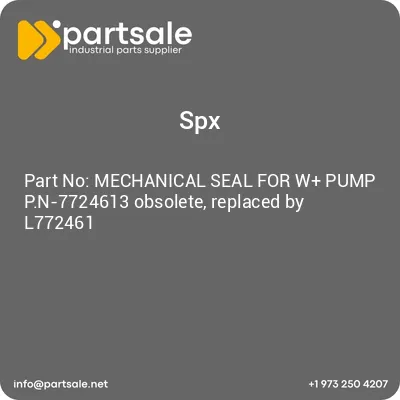 mechanical-seal-for-w-pump-pn-7724613-obsolete-replaced-by-l772461