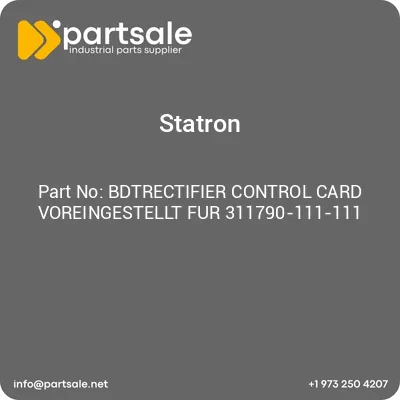 bdtrectifier-control-card-voreingestellt-fur-311790-111-111