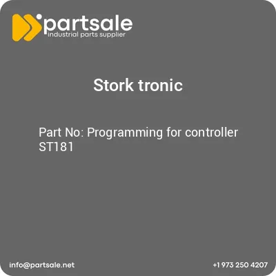 stork-tronic-programming-for-controller-st181