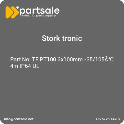 stork-tronic-tf-pt100-6x100mm-35105ac-4m-ip64-ul