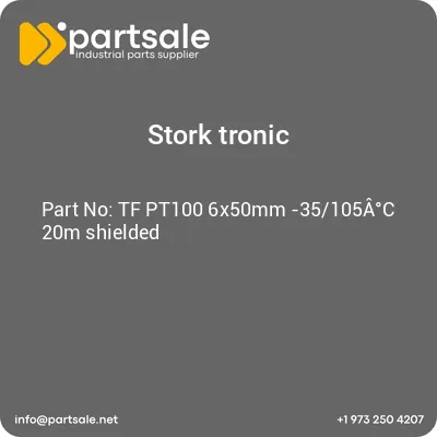 stork-tronic-tf-pt100-6x50mm-35105ac-20m-shielded