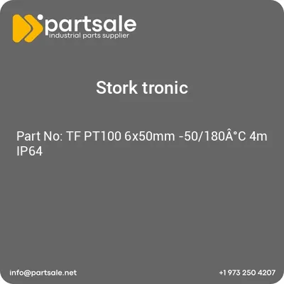stork-tronic-tf-pt100-6x50mm-50180ac-4m-ip64