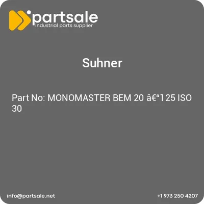 monomaster-bem-20-a125-iso-30