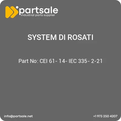 system-di-rosati-cei-61-14-iec-335-2-21