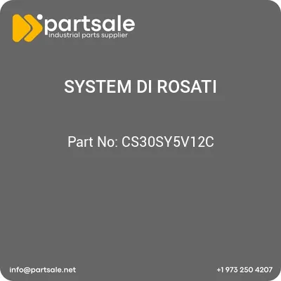 system-di-rosati-cs30sy5v12c