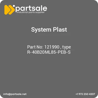 system-plast-121990-type-r-40b20ml85-peb-s