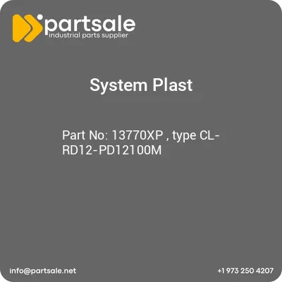 system-plast-13770xp-type-cl-rd12-pd12100m