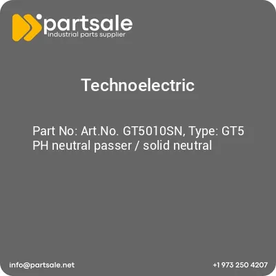 artno-gt5010sn-type-gt5-ph-neutral-passer-solid-neutral