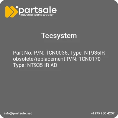 pn-1cn0036-type-nt935ir-obsoletereplacement-pn-1cn0170-type-nt935-ir-ad