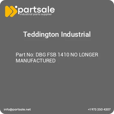 teddington-industrial-dbg-fsb-1410-no-longer-manufactured