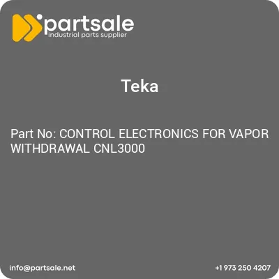 teka-control-electronics-for-vapor-withdrawal-cnl3000