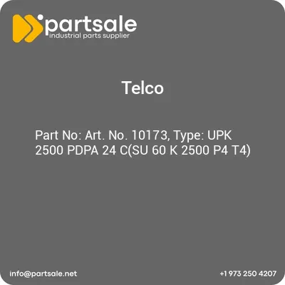 art-no-10173-type-upk-2500-pdpa-24-csu-60-k-2500-p4-t4