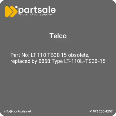 telco-lt-110-tb38-15-obsolete-replaced-by-8858-type-lt-110l-ts38-15