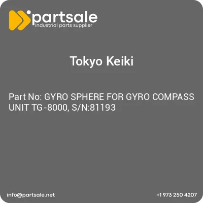 gyro-sphere-for-gyro-compass-unit-tg-8000-sn81193