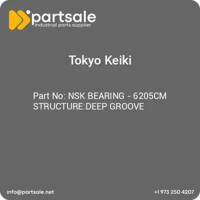 nsk-bearing-6205cm-structuredeep-groove