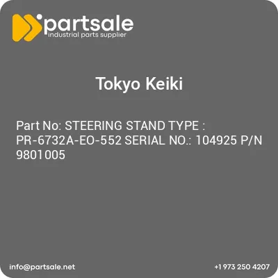 steering-stand-type-pr-6732a-eo-552-serial-no-104925-pn-9801005