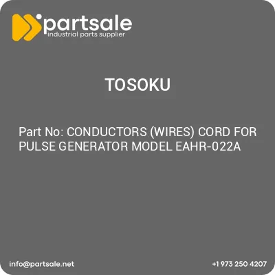 conductors-wires-cord-for-pulse-generator-model-eahr-022a