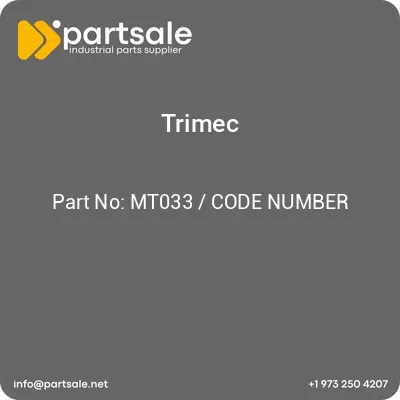 mt033-code-number