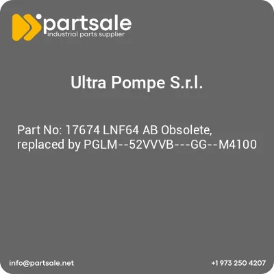 ultra-pompe-srl-17674-lnf64-ab-obsolete-replaced-by-pglm-52vvvb-gg-m4100