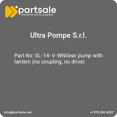 ultra-pompe-srl-sl-14-v-wngear-pump-with-lantern-no-coupling-no-drive