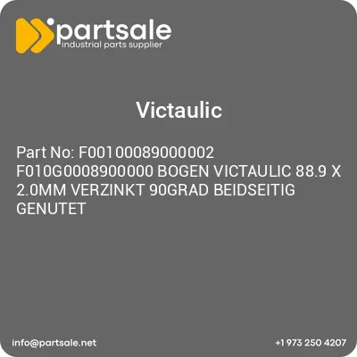 f00100089000002-f010g0008900000-bogen-victaulic-889-x-20mm-verzinkt-90grad-beidseitig-genutet