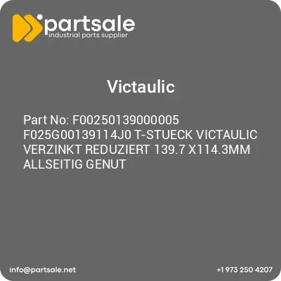 f00250139000005-f025g00139114j0-t-stueck-victaulic-verzinkt-reduziert-1397-x1143mm-allseitig-genut