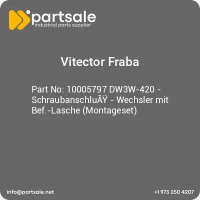 vitector-fraba-10005797-dw3w-420-schraubanschluay-wechsler-mit-bef-lasche-montageset