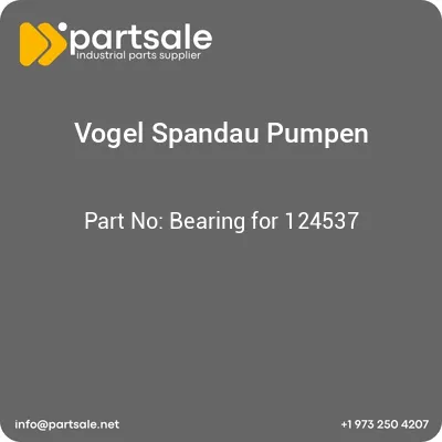 vogel-spandau-pumpen-bearing-for-124537