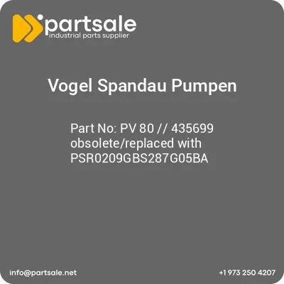 vogel-spandau-pumpen-pv-80-435699-obsoletereplaced-with-psr0209gbs287g05ba