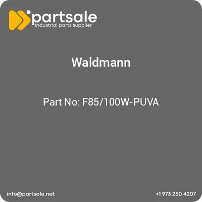 waldmann-f85100w-puva