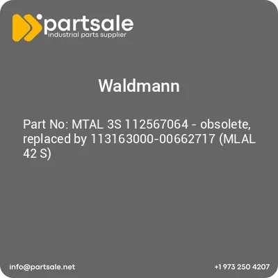 waldmann-mtal-3s-112567064-obsolete-replaced-by-113163000-00662717-mlal-42-s