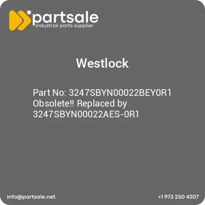 westlock-3247sbyn00022bey0r1-obsolete-replaced-by-3247sbyn00022aes-0r1