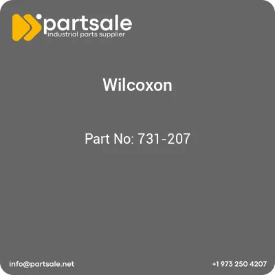 wilcoxon-731-207