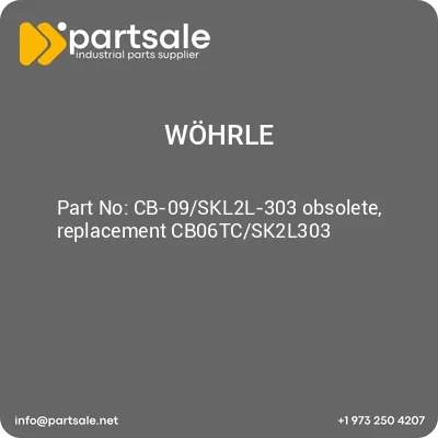 wohrle-cb-09skl2l-303-obsolete-replacement-cb06tcsk2l303