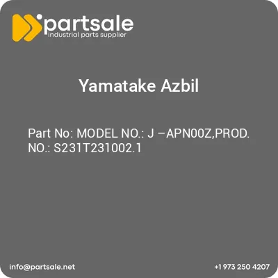 model-no-j-apn00zprod-no-s231t2310021