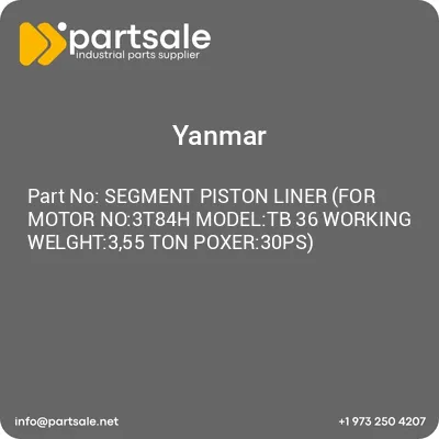 segment-piston-liner-for-motor-no3t84h-modeltb-36-working-welght355-ton-poxer30ps