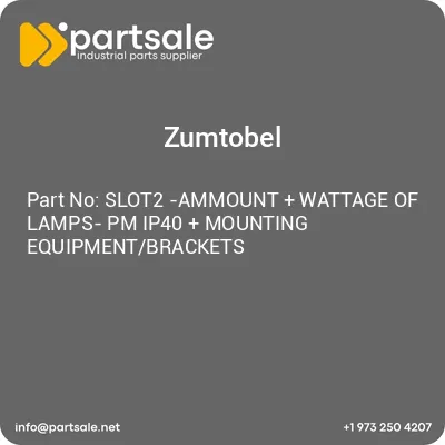 slot2-ammount-wattage-of-lamps-pm-ip40-mounting-equipmentbrackets